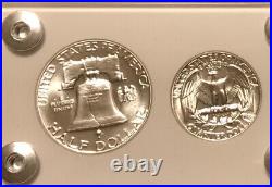 1951 US Mint Proof Set Gem Proof Coins in White Capital Holder Free Shipping