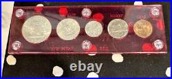 1951-US Mint Set 90% Silver-in Red Holder