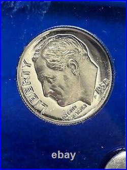 1952 5 Silver Coin Proof Set In Capital Proof Plastic Holder CS64