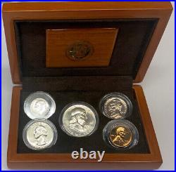 1952 Proof Set In Official U. S. Mint Display Silver Uncirculated Birthyear Coins