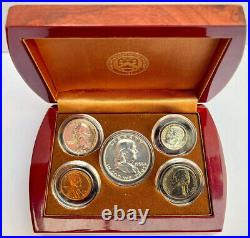 1952 Proof Set In Official U. S. Mint Display Silver Uncirculated Birthyear Coins