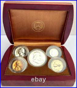 1952 Proof Set In Official U. S. Mint Display Silver Uncirculated Birthyear Coins