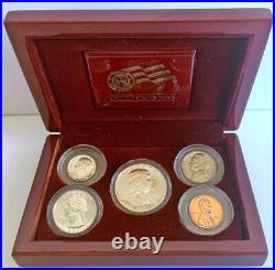 1952 Proof Set In Official U. S. Mint Display Silver Uncirculated Birthyear Coins