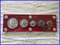 1952 U. S. Mint Silver Proof Set in Capitol Holder Please read entire description