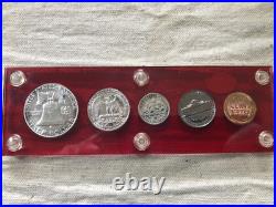 1952 U. S. Mint Silver Proof Set in Capitol Holder Please read entire description 1952 U. S. Mint Silver Proof Set in Capitol Holder Please read entire description
