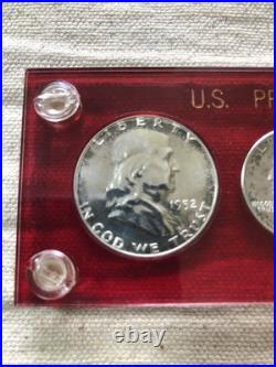 1952 U. S. Mint Silver Proof Set in Capitol Holder Please read entire description