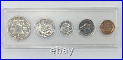 1952 US Mint 5-Coin Silver Proof Set in Capital Plastics Holder