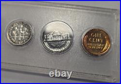1952 US Mint 5-Coin Silver Proof Set in Capital Plastics Holder