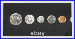 1953 1C, 5C, 10C, 25C, & 50C U. S. Mint 5 Coin Proof Set in Black Card Holder 1953 1C, 5C, 10C, 25C, & 50C U. S. Mint 5 Coin Proof Set in Black Card Holder