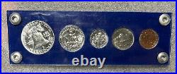 1953 5 Silver Coin Proof Set In Capital Proof Plastic Holder CS68