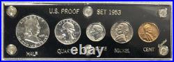 1953 5 Silver Coin Proof Set In Capital Proof Set Plastic Holder BX3-20