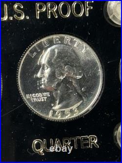 1953 5 Silver Coin Proof Set In Capital Proof Set Plastic Holder BX3-20