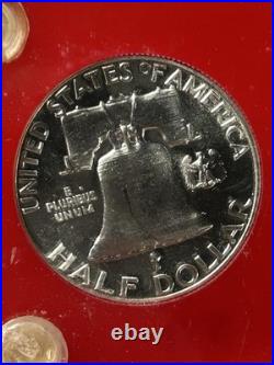 1953 5 Silver Coin Proof Set In Proof Set Plastic Holder BX3-19