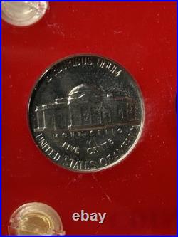 1953 5 Silver Coin Proof Set In Proof Set Plastic Holder BX3-19