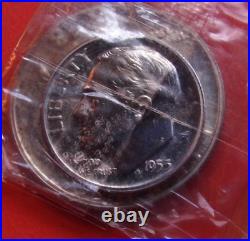 1953 Proof Set Box. Beautiful Coins. Ogp