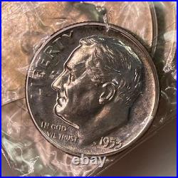 1953 Proof Set Cellophane No Box Proof PF Coin #39480