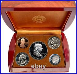 1953 Proof Set In Official U. S. Mint Display Silver Uncirculated Birthyear Coins