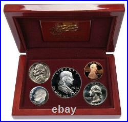 1953 Proof Set In Official U. S. Mint Display Silver Uncirculated Birthyear Coins