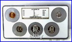 1953 Silver Proof Set 50c Franklin Half Dollar NGC Grade PF66 Star, 5 Coin set