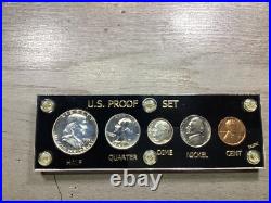 1953 U. S. Mint (Key Dates) Silver Proof Set in Capital Holder withToning 052124-96