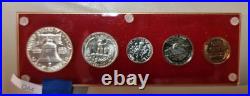 1953 U S Proof Set In Red Capital Holder Very Nice Collection Piece