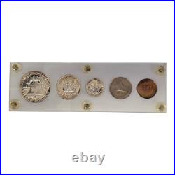 1953 US 5 Coin Proof Set In Capital Style Holder 90% Pure