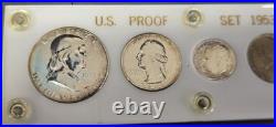 1953 US 5 Coin Proof Set In Capital Style Holder 90% Pure