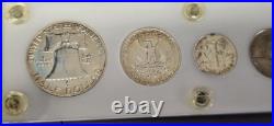 1953 US 5 Coin Proof Set In Capital Style Holder 90% Pure