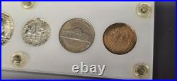 1953 US 5 Coin Proof Set In Capital Style Holder 90% Pure