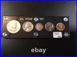 1953 US Mint Silver Proof Set in Capital Holder with Toned Dime 081622 132tik