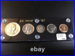 1953 US Mint Silver Proof Set in Capital Holder with Toned Dime 081622 132tik