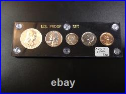 1953 US Mint Silver Proof Set in Capital Holder with Toned Dime 081622 132tik