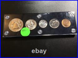 1953 US Mint Silver Proof Set in Capital Holder with Toned Dime 081622 132tik