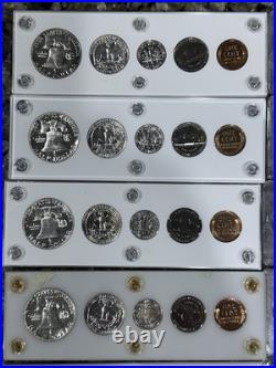 1954-1967 Silver Proof Sets/SMS 14 Excellent Years