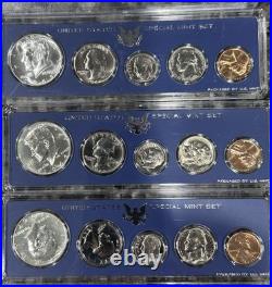 1954-1967 Silver Proof Sets/SMS 14 Excellent Years