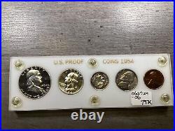 1954 Silver Proof Set in Capital Holder-5 Coins Set-Tough Date-062724-06