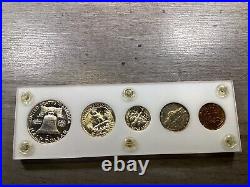 1954 Silver Proof Set in Capital Holder-5 Coins Set-Tough Date-062724-06