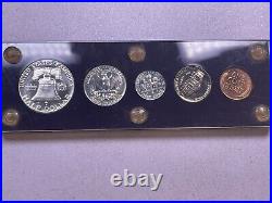 1954 Silver US Proof Set Collectible Type Coins 90% Nice Capital Plastic (M1017)