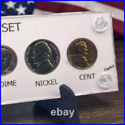 1954 U. S. Five Coin Silver Proof Set in Capitol Plastic Proof Coin Holder