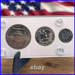 1954 U. S. Five Coin Silver Proof Set in Capitol Plastic Proof Coin Holder