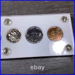 1954 U. S. Mint (Key Date) Silver Proof Set in Capital Holder with5 Coins-070222-01