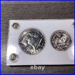 1954-U. S. Mint Silver Proof Set in Capital Holder-5 Coins-Tough Date-070222-01