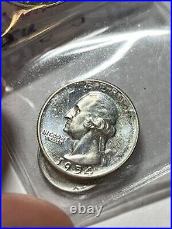 1954 U. S. Proof Set 5 Coins Choice Proofs Tougher Proof Set