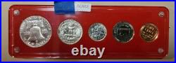 1954 U S Proof Set In Red Acrylic Holder Quality Piece For Collector