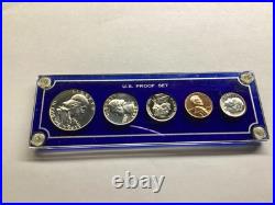 1954 US Mint Key Date Silver Proof Set in Capital Holder with 5 Coins 061925 69 1954 US Mint Key Date Silver Proof Set in Capital Holder with 5 Coins 061925 69