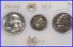 1954 US Mint Proof Set Gem Coins in White Capital Holder Free Shipping