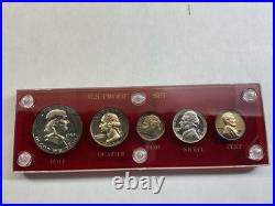 1954 US Mint Silver Proof 5 Coin Set with Super Toning 050526 90tke