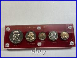 1954 US Mint Silver Proof 5 Coin Set with Super Toning 050526 90tke