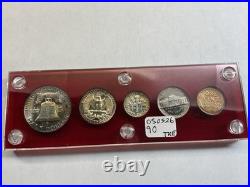 1954 US Mint Silver Proof 5 Coin Set with Super Toning 050526 90tke