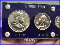 1954 US Mint Silver Proof Set In Capital Holder. (Small Crack In Case) 1954 US Mint Silver Proof Set In Capital Holder. (Small Crack In Case)